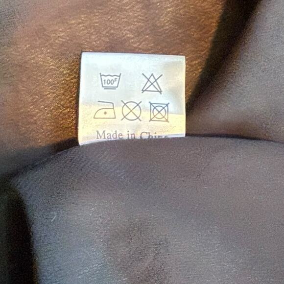 Bed Of Roses Nightie Robe Long Flare Sleeve Tie Black Sheer Lace Women’s M - Picture 10 of 10